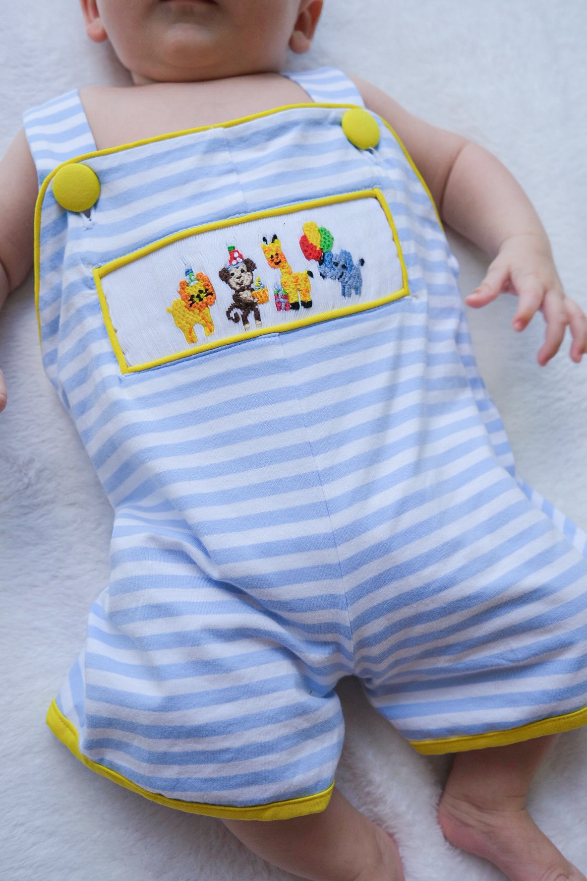 Party Animals Smocked Shortall