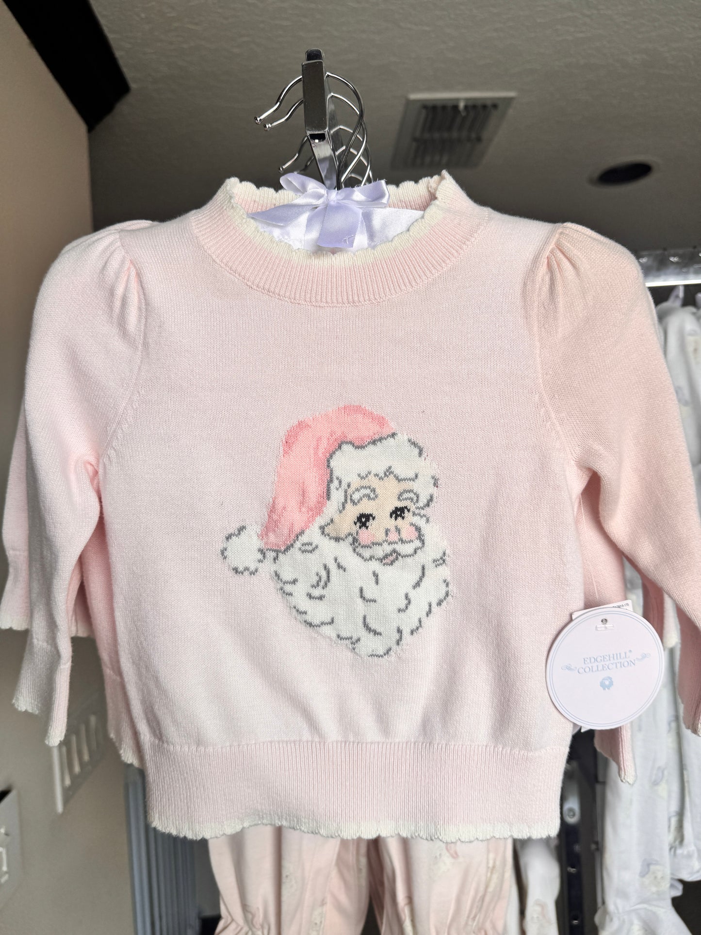 Pink Santa Sweater
