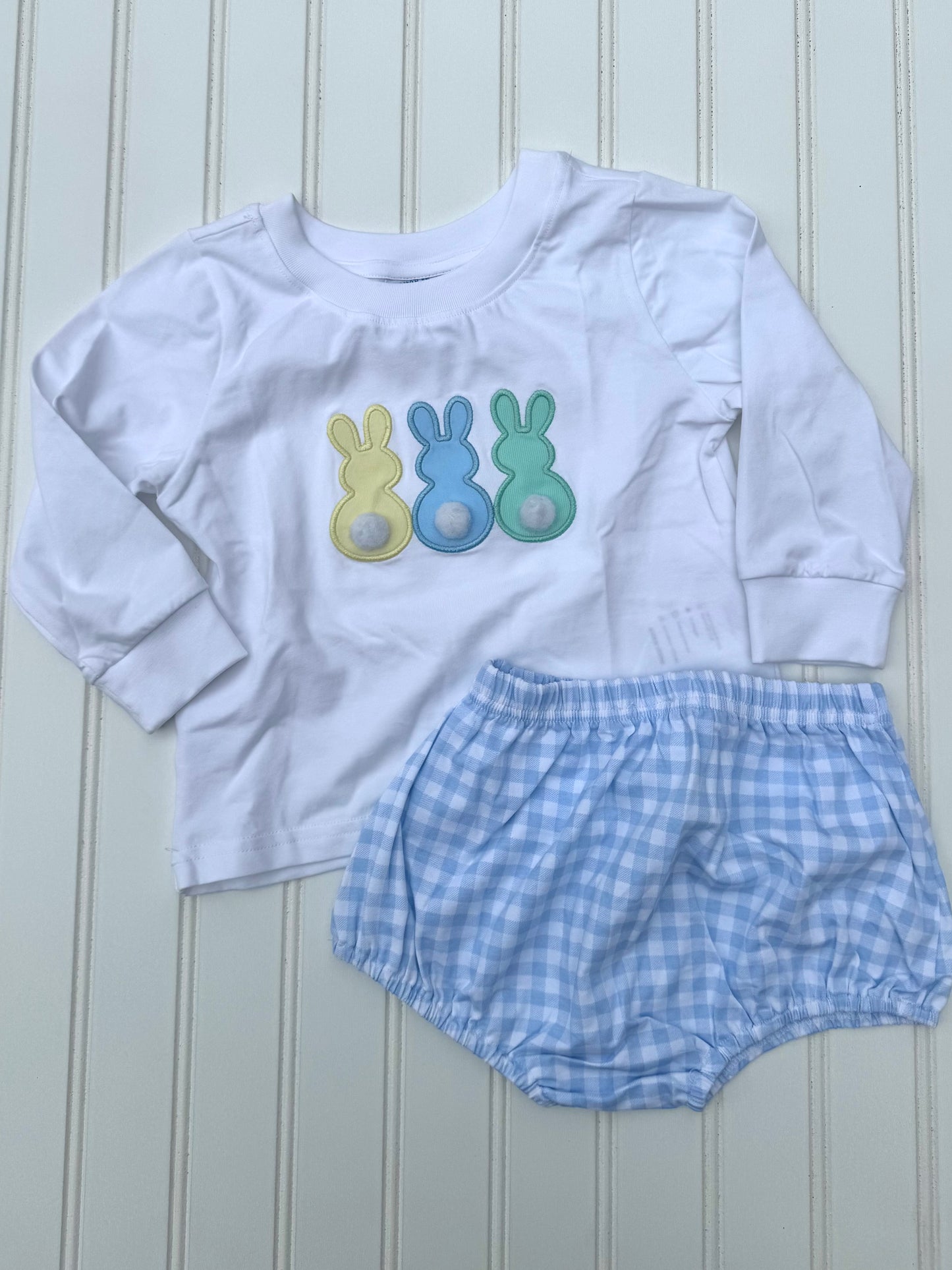 Bunny Tails Long Sleeve Shirt with Bloomers
