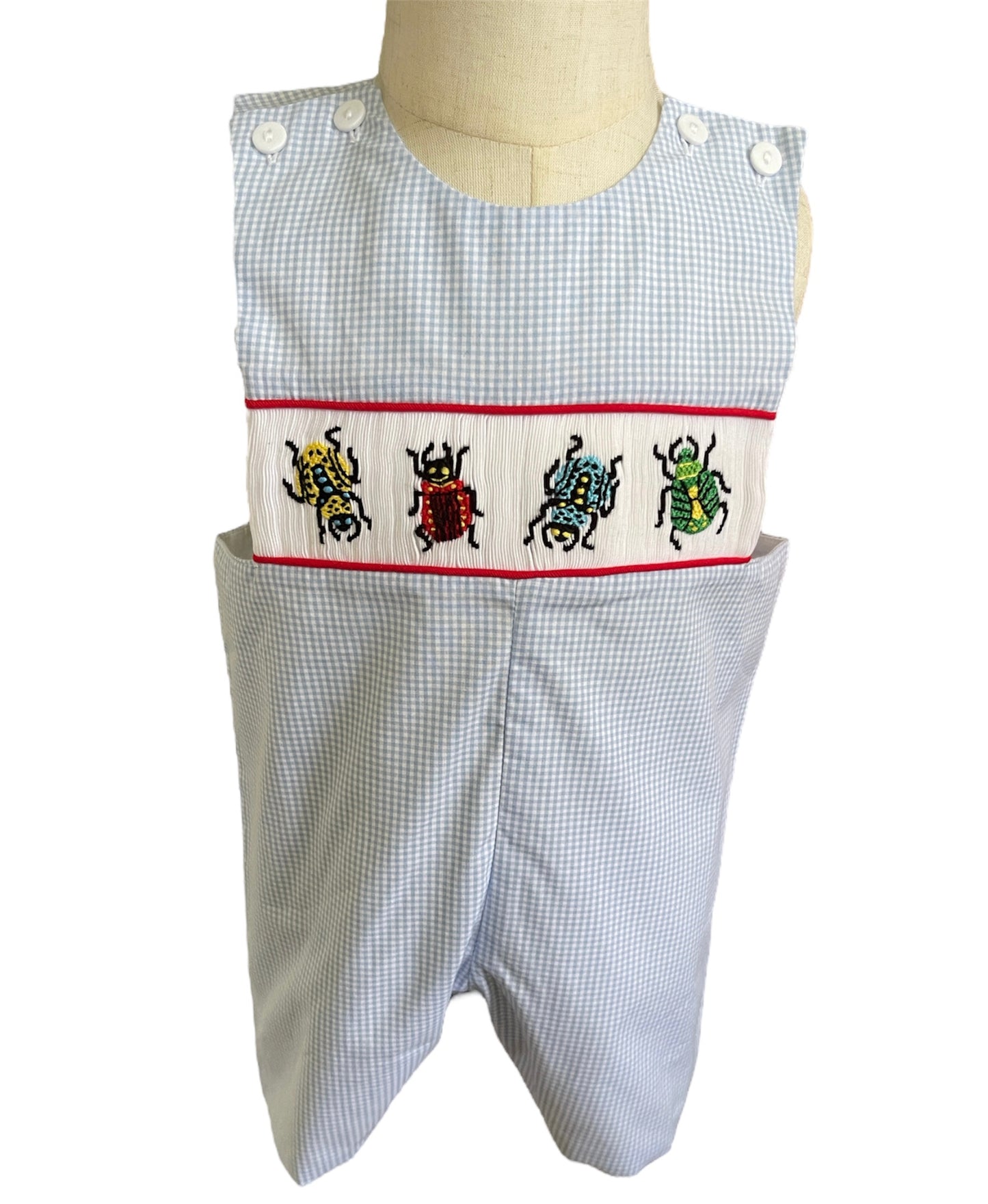 Bug Hunter Smocked Shortall