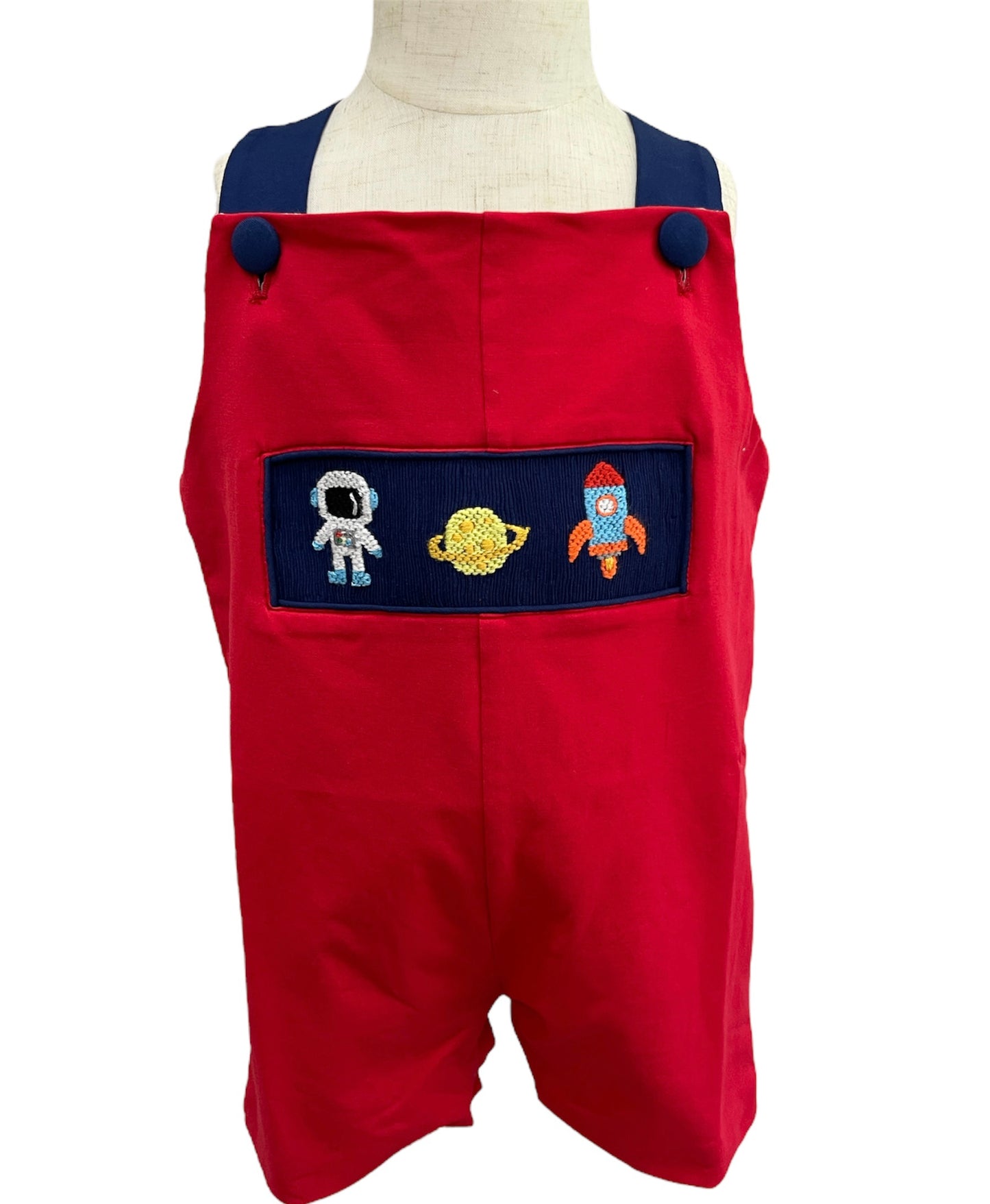 Space Smocked Shortall
