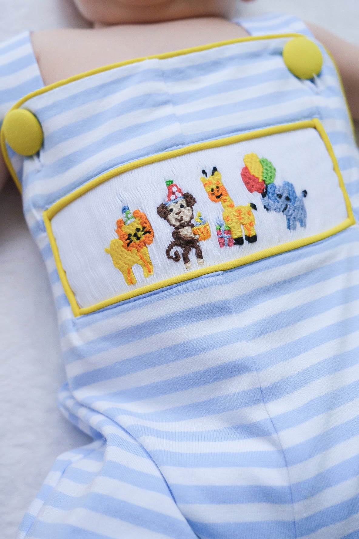 Party Animals Smocked Shortall