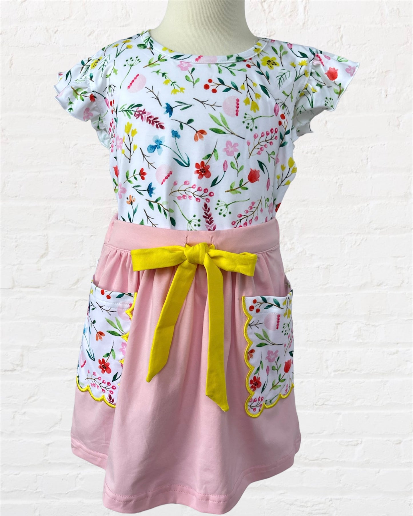 Floral Print Shirt & Skirt Set