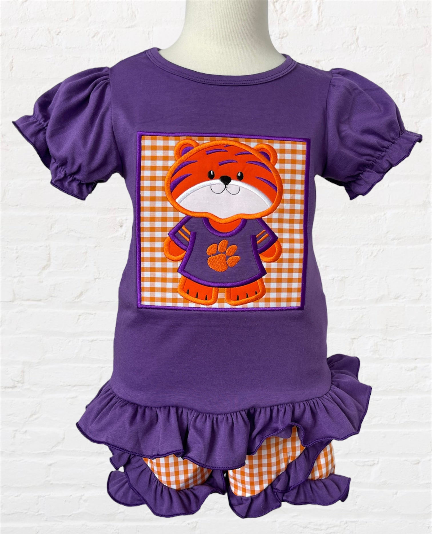 Little girl hotsell clemson outfits