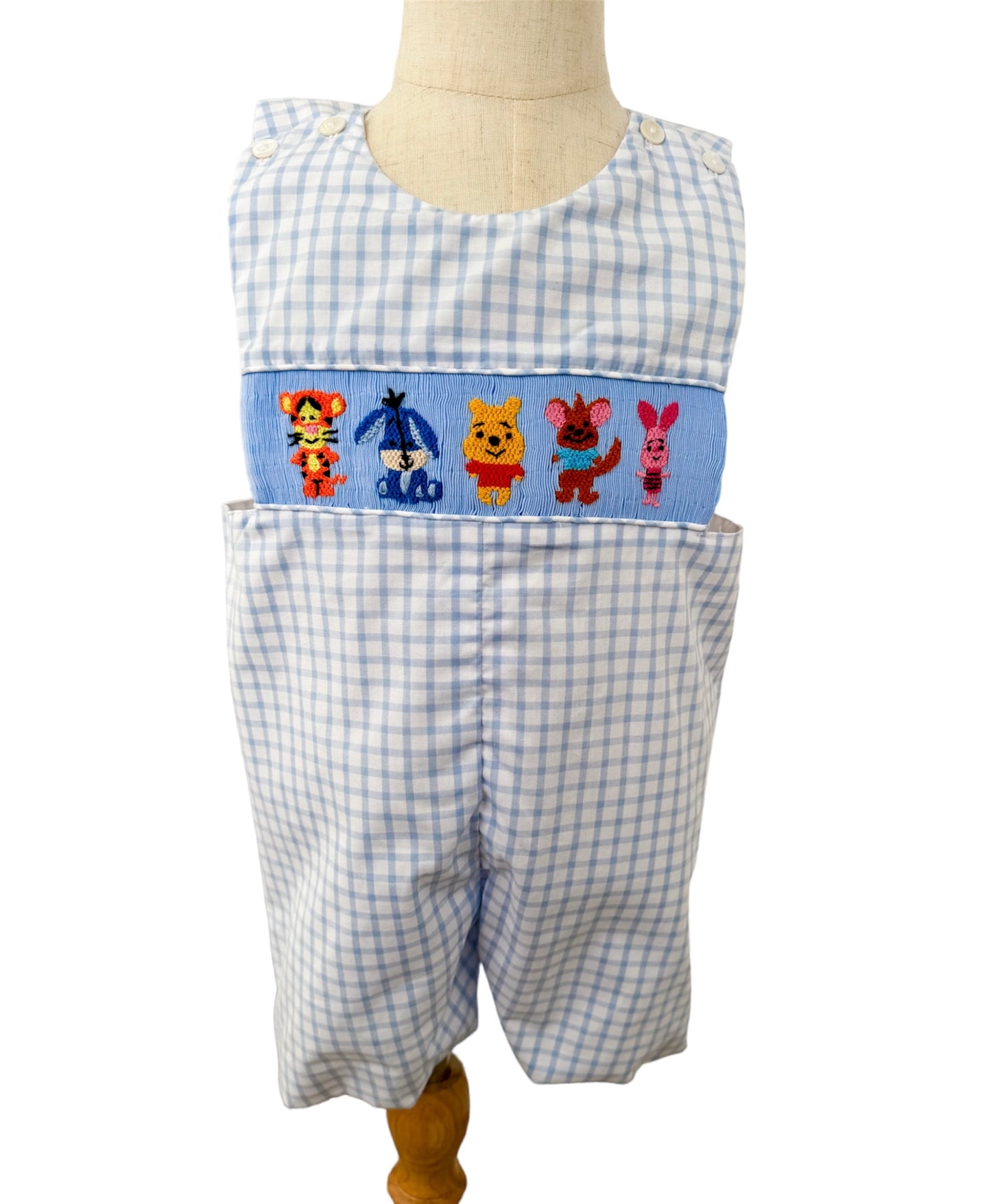 PREORDER 16: Oh, Bother! Hand Smocked Shortall