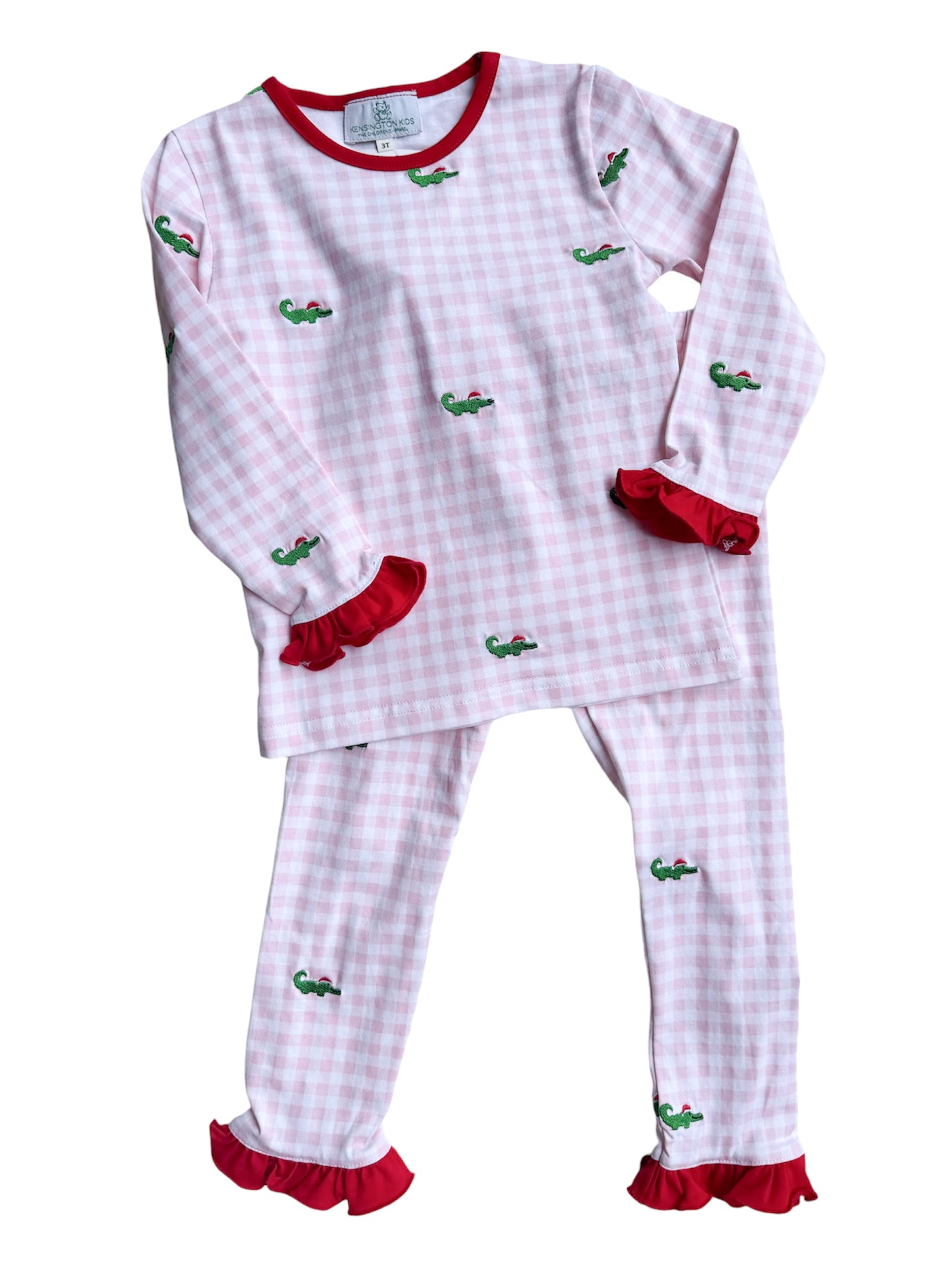 Alligator Christmas Girls Loungewear Set