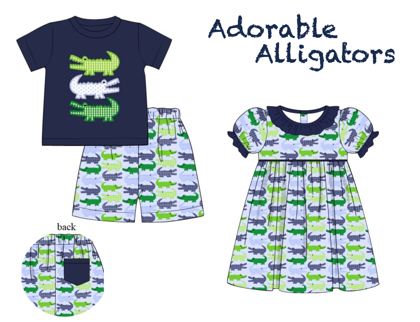 cute gator dresses Alligator Dress Green Gator Gingham Sundress Girls Alligator Birthday Party Outfit Crocodile Dress Toddler Girls Summer Cotton Dress