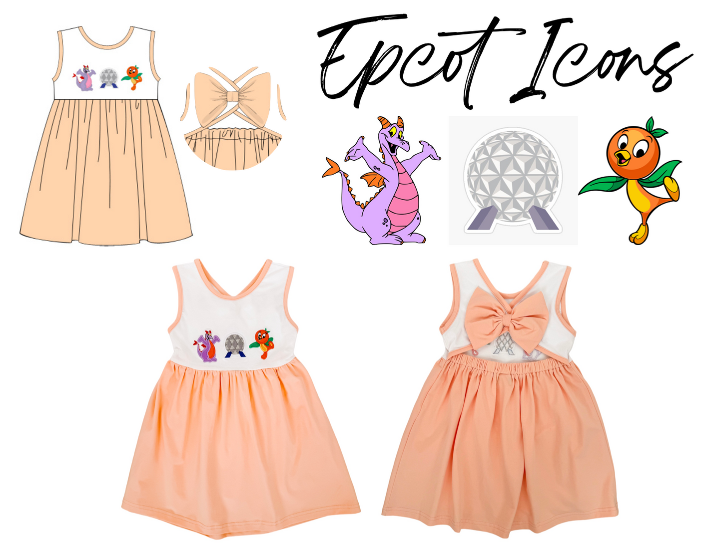 PREORDER 16: Epcot Icons Dress