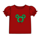 Mickey Wreath Girls Shirt